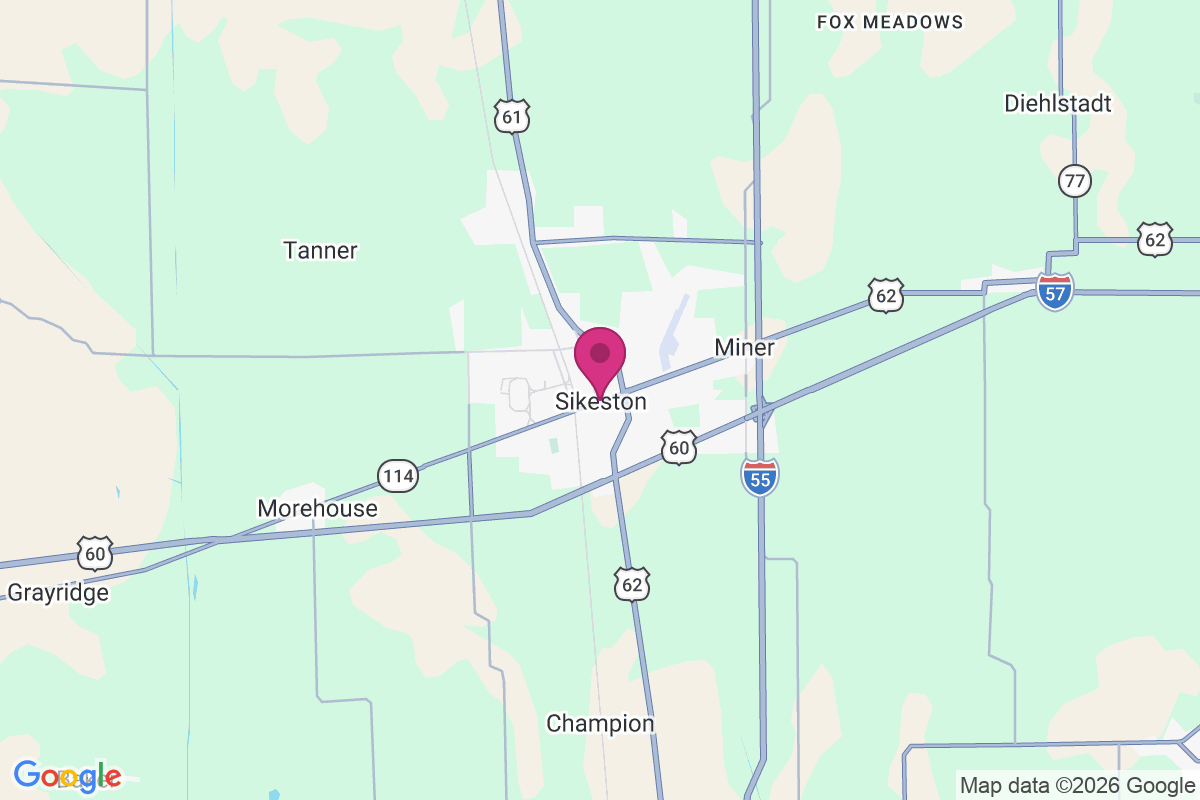 Sikeston map