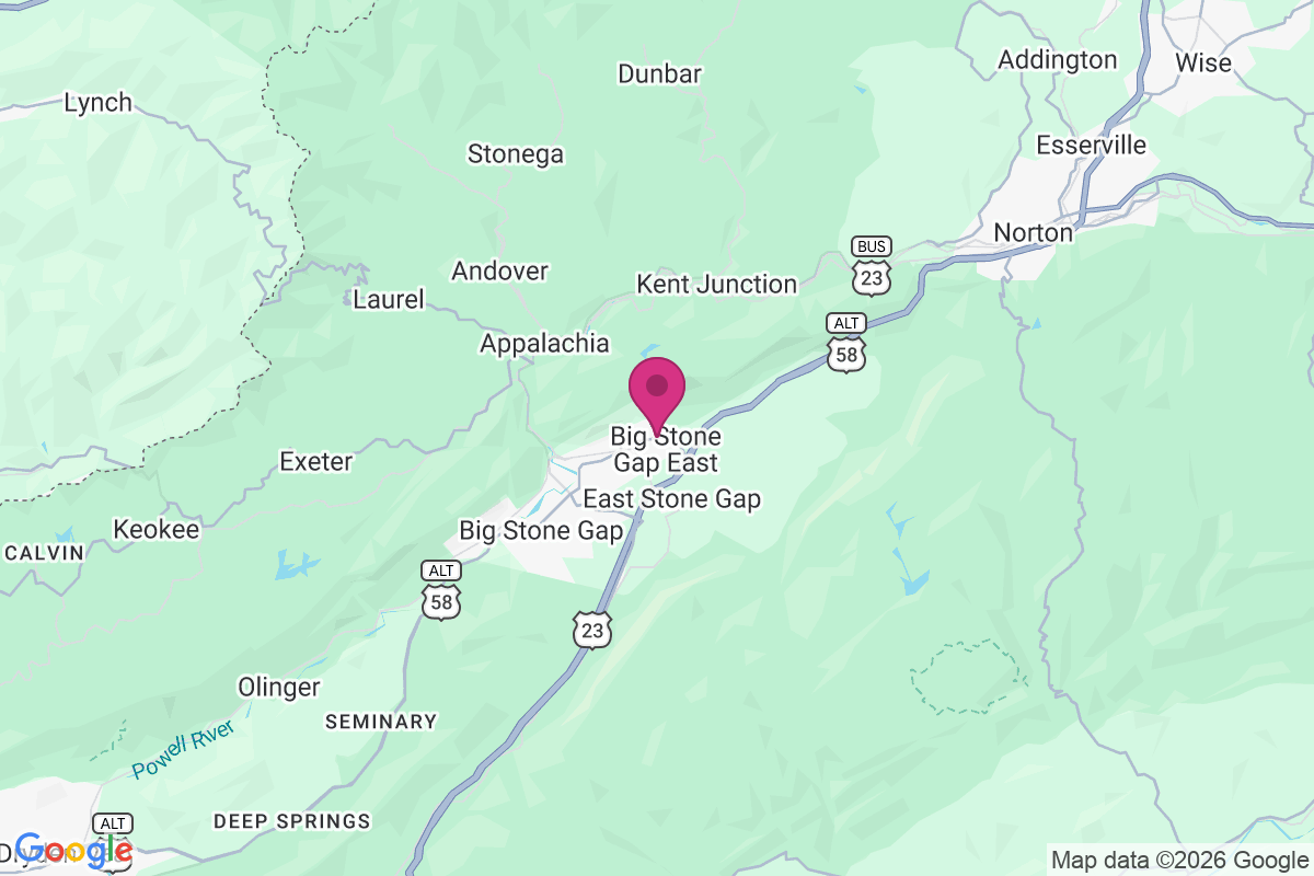 Big Stone Gap map