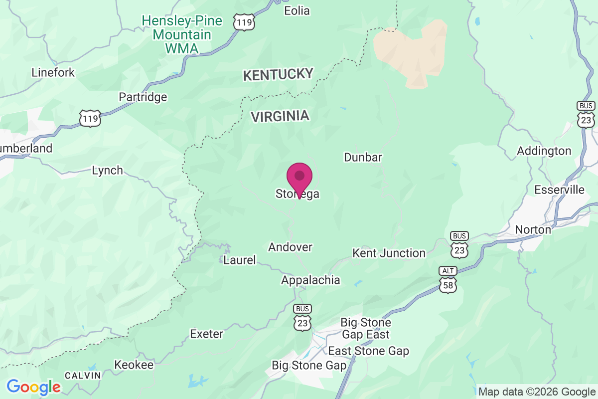 Stonega map
