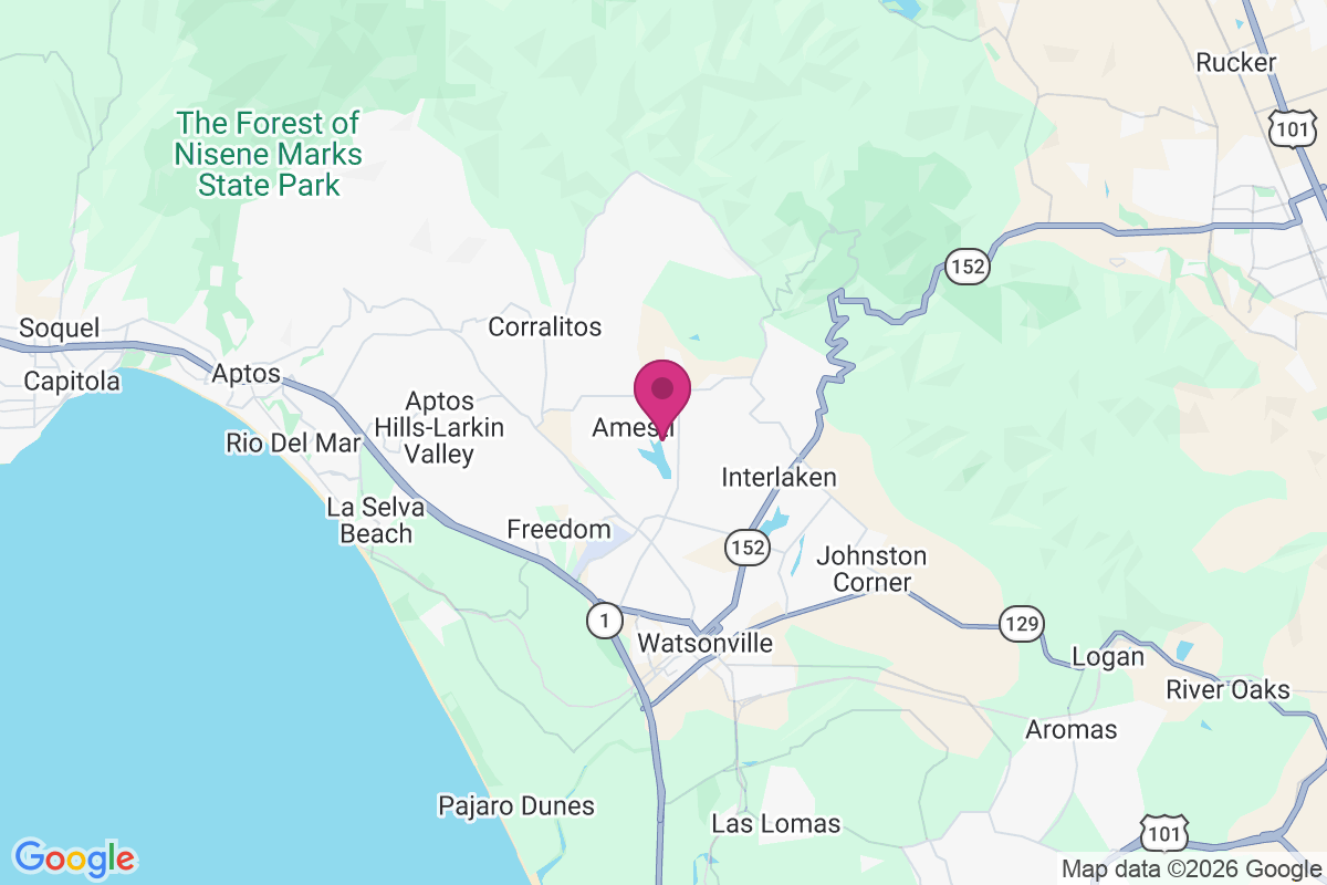 Amesti map