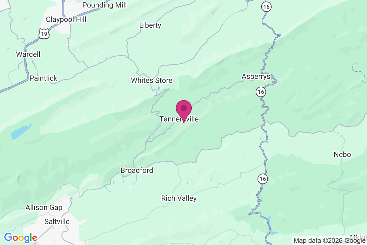Tannersville map