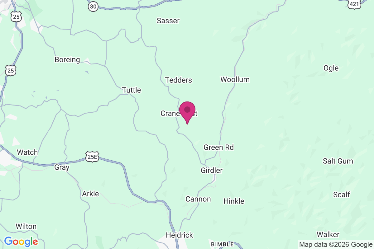 Crane Nest map