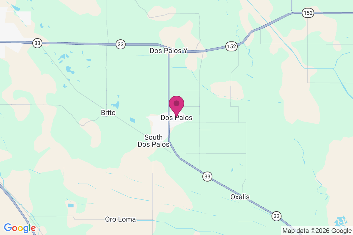 Dos Palos map