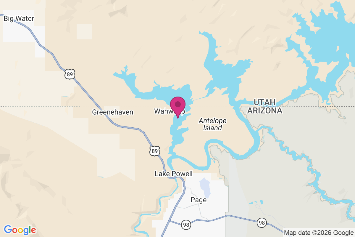 Wahweap map