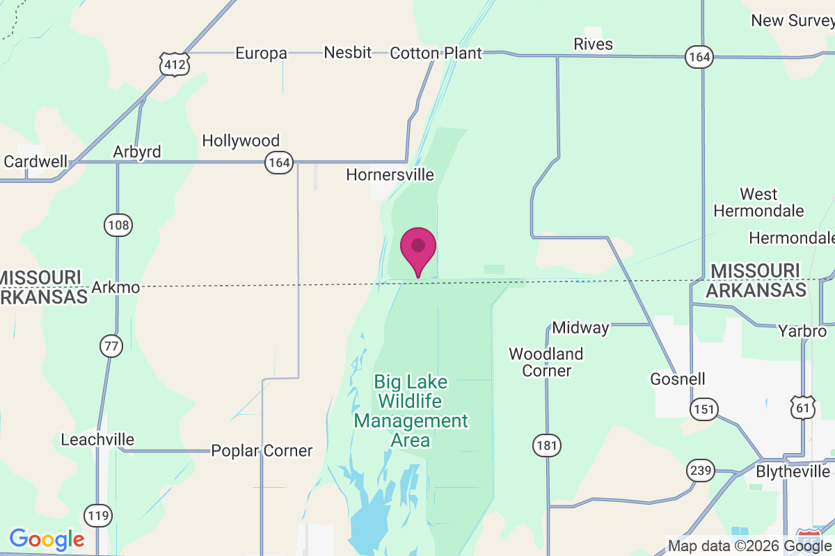 Branums Point map
