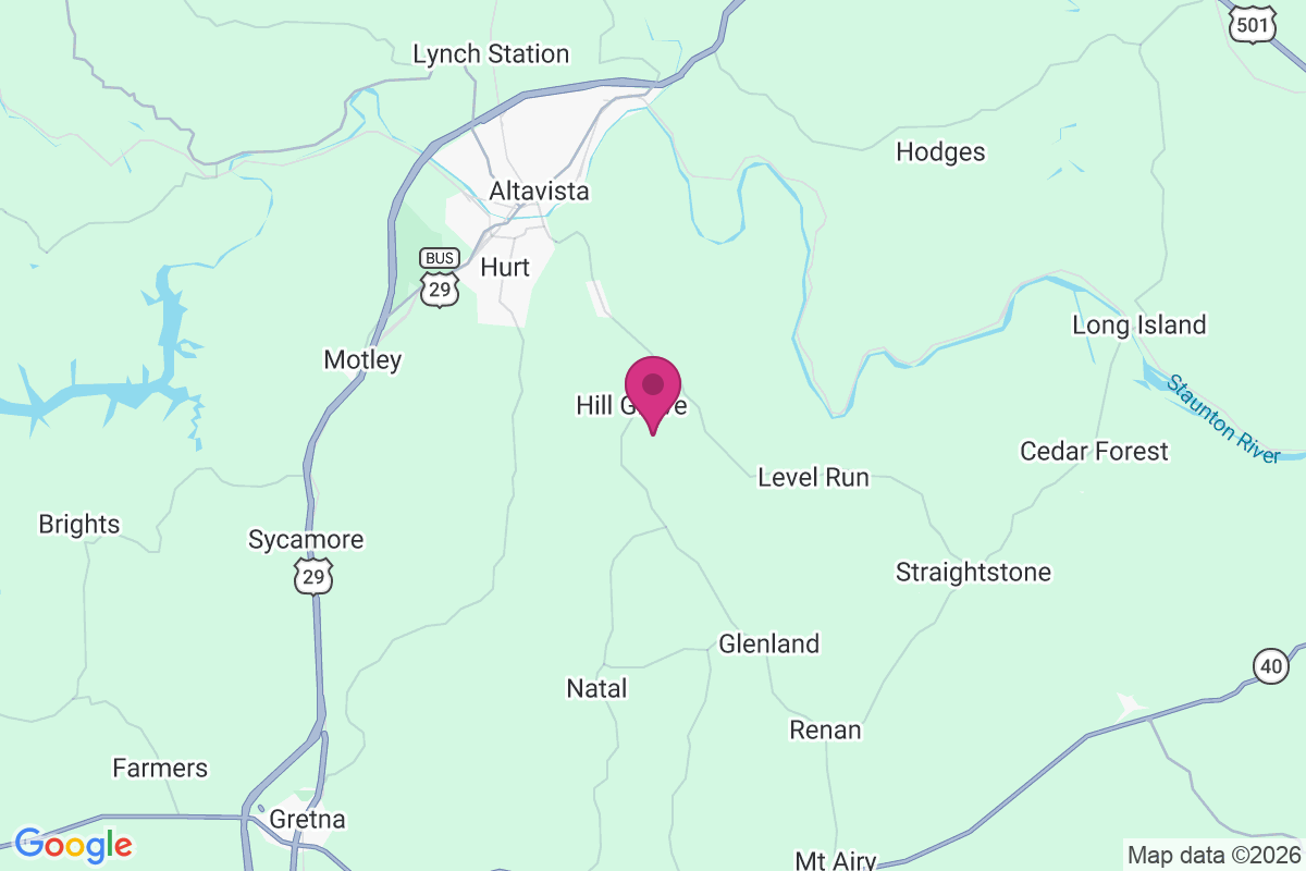 Hill Grove map