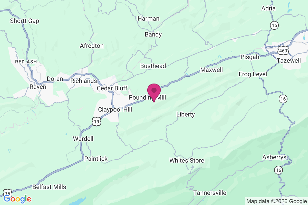 Pounding Mill map