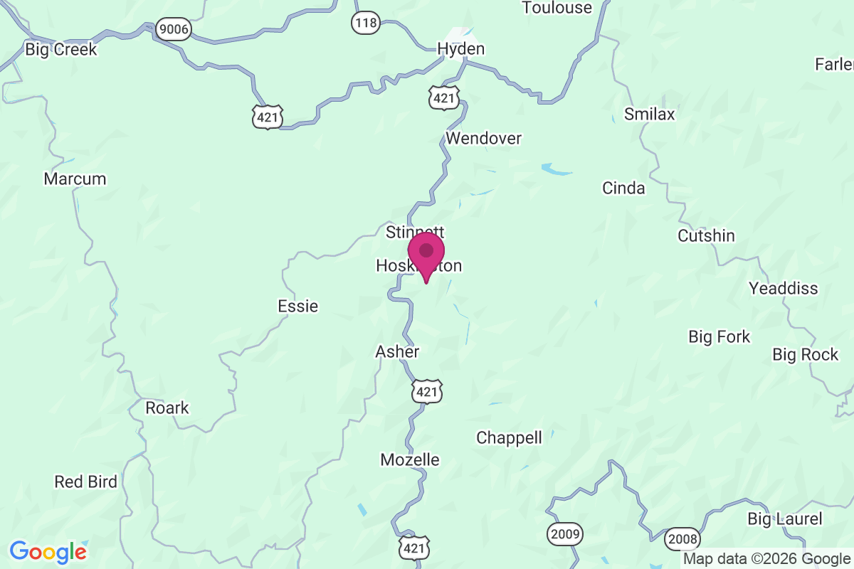 Hoskinston map