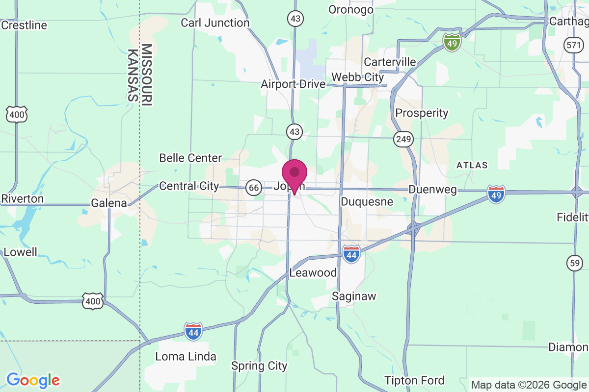 West Joplin map