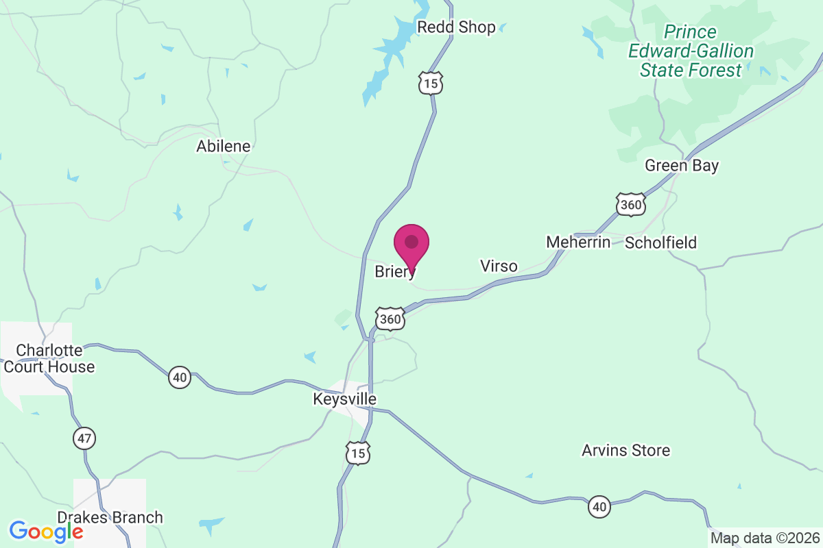 Briery map