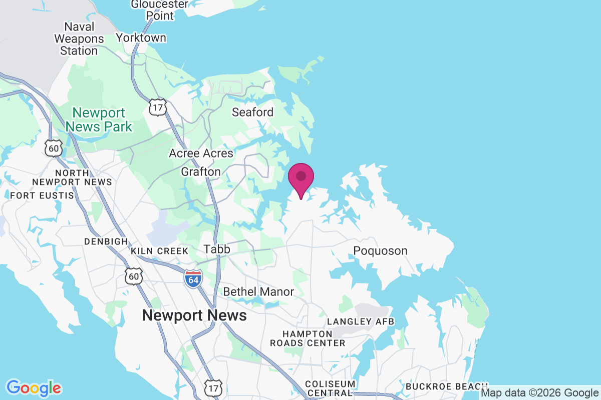 Poquoson Shores map