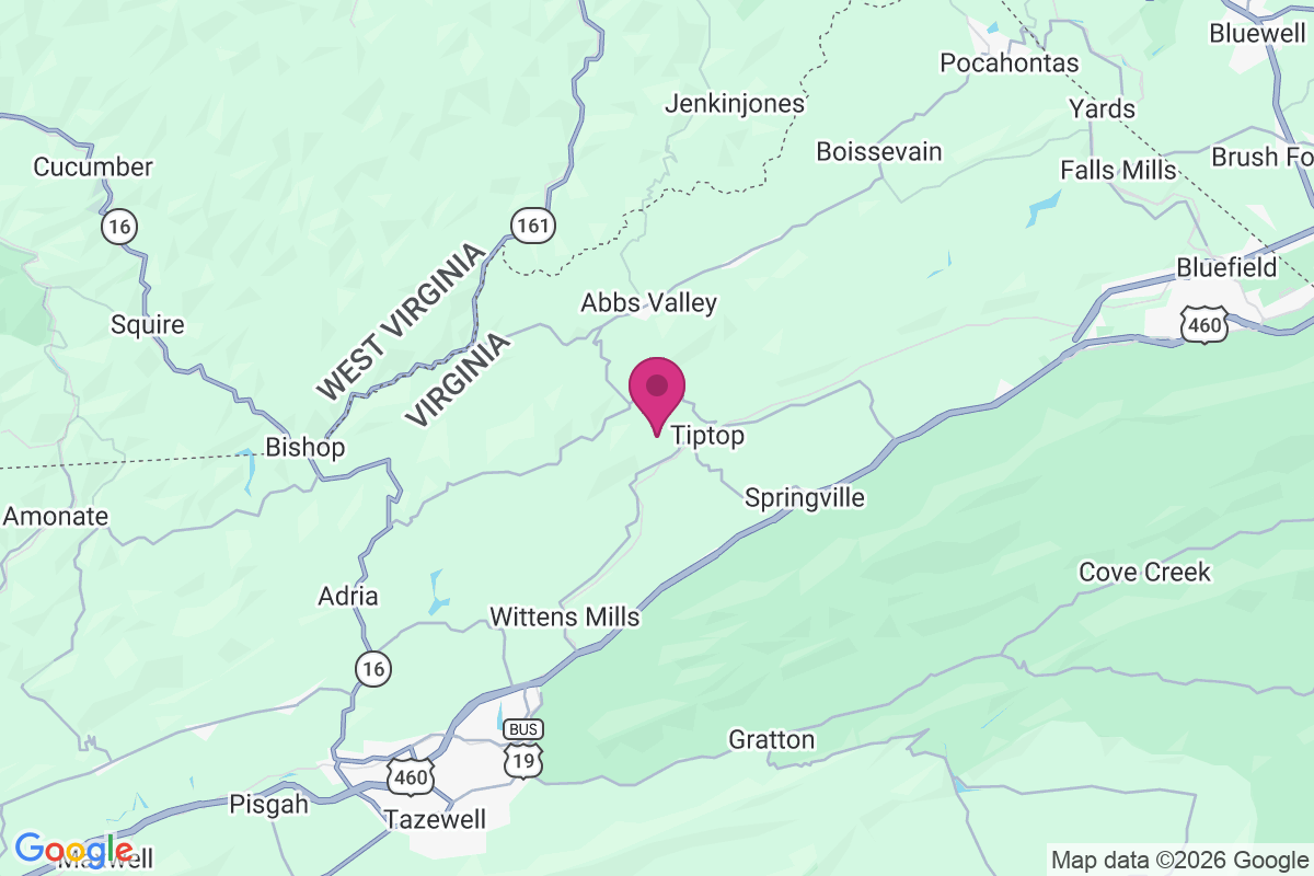 Mud Fork map