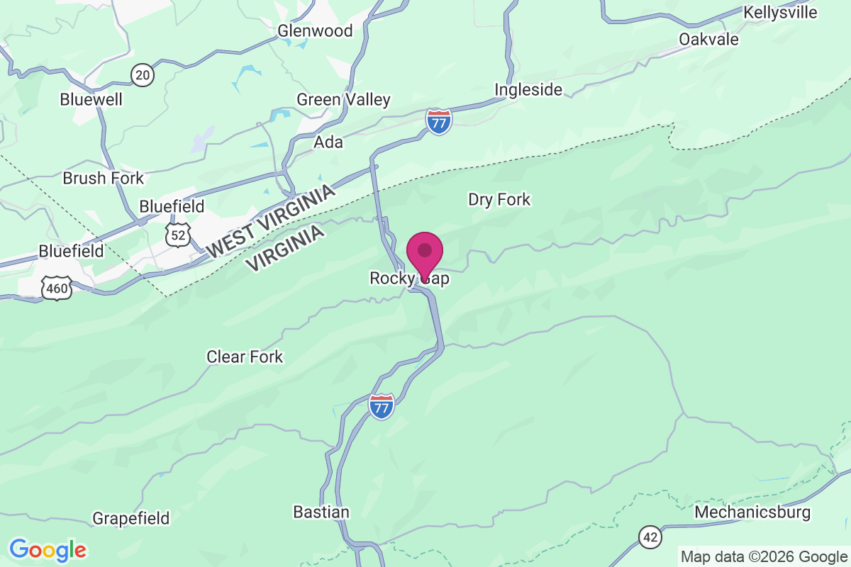 Rocky Gap map