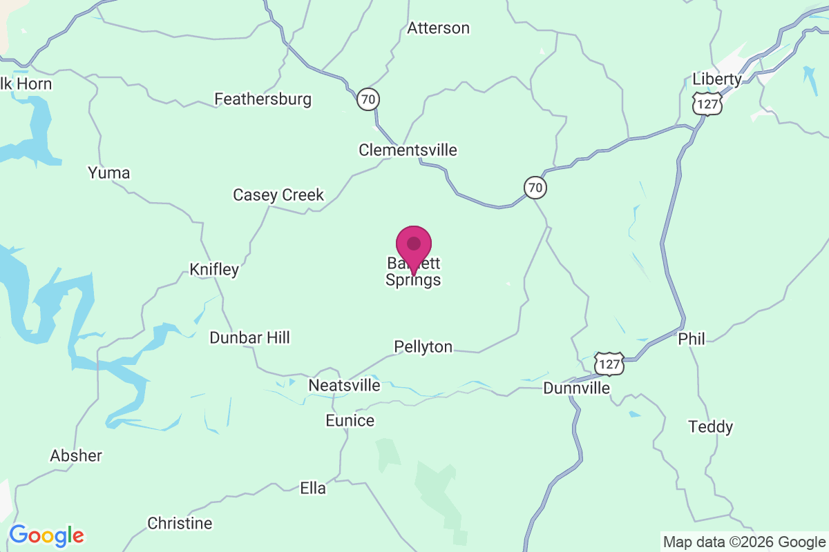 Barnett Springs map