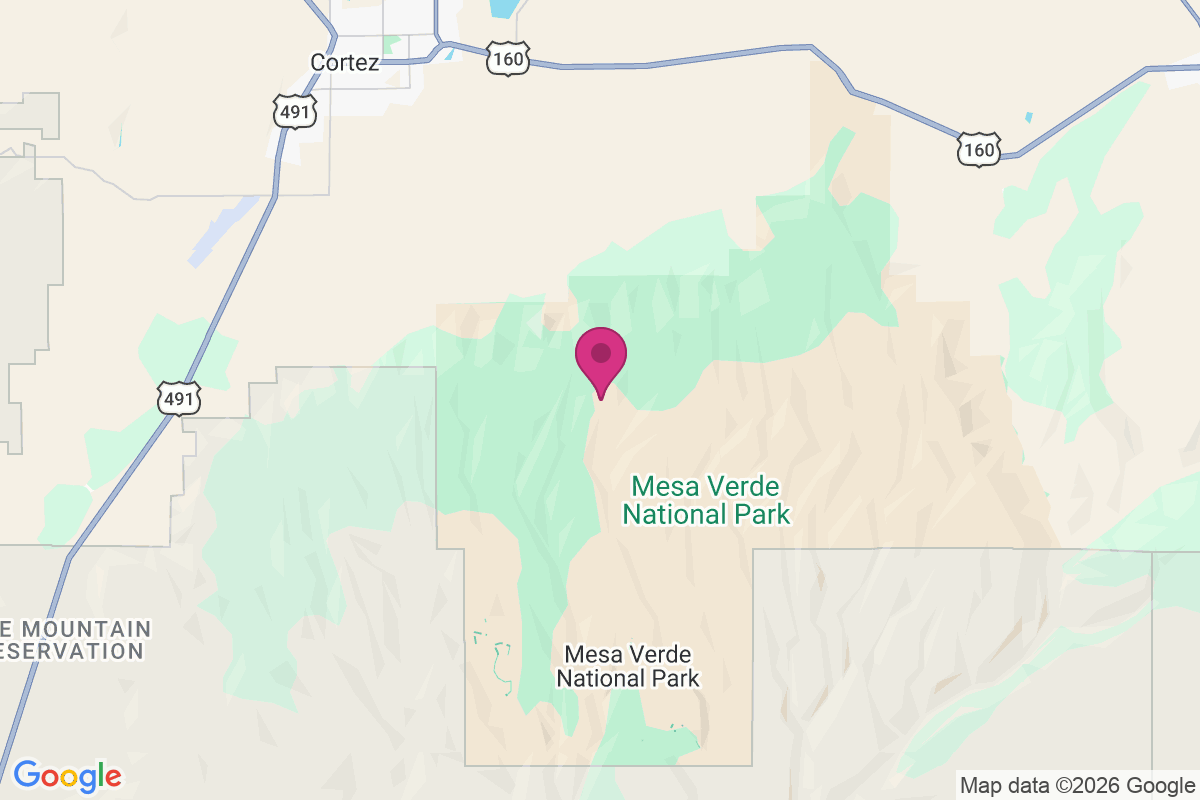 Mesa Verde National Park map