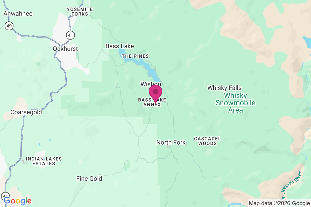 Bass Lake Annex map