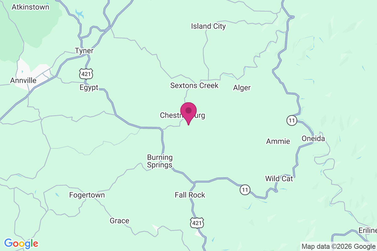 Chestnutburg map
