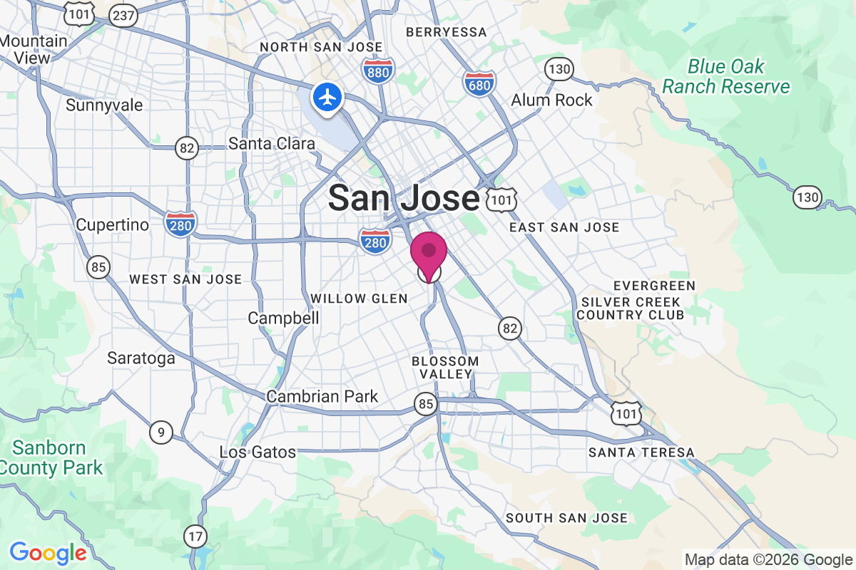 Willow Glen map