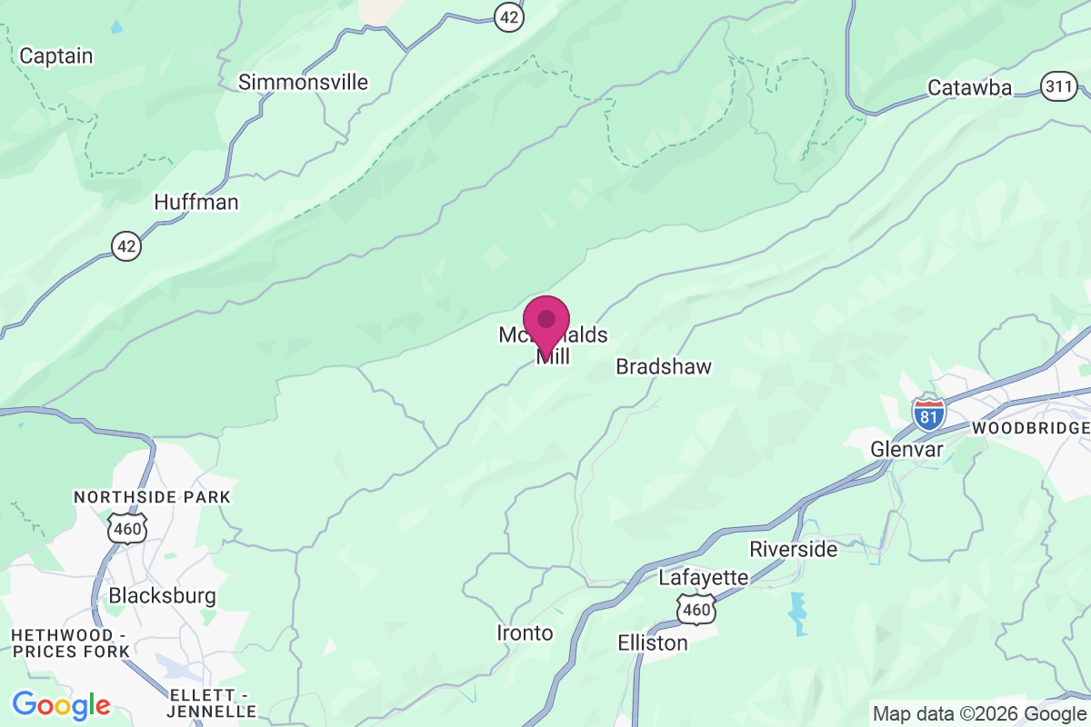McDonalds Mill map