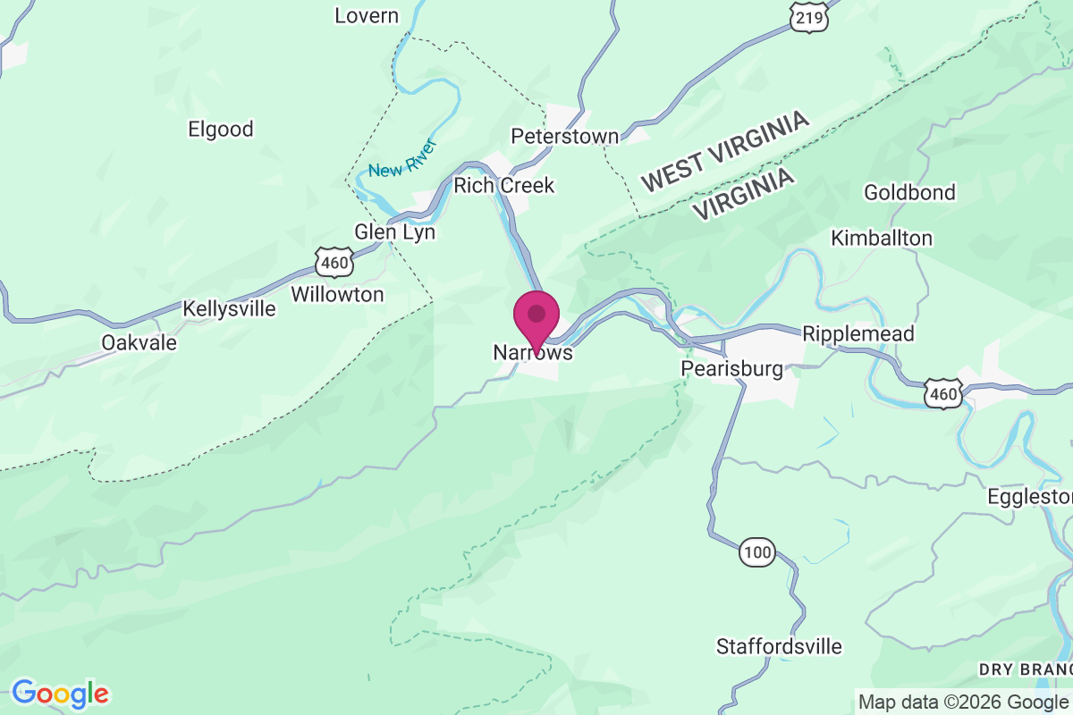 Narrows map