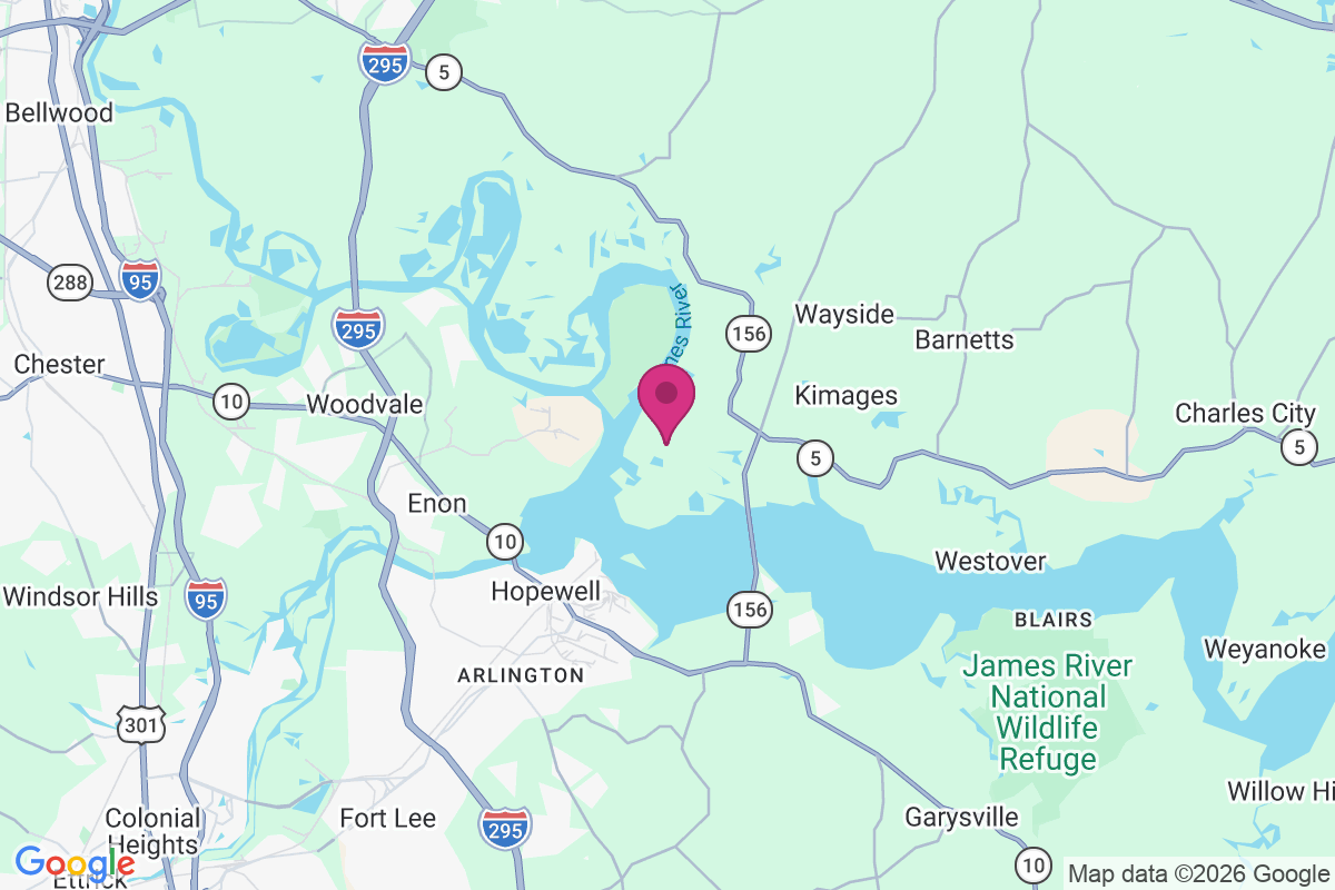 Upper Shirley map