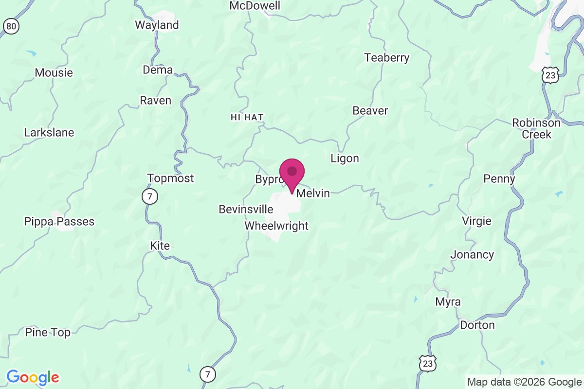 Wheelwright Junction map