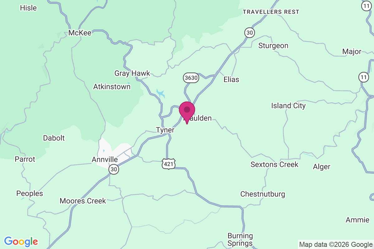 Zekes Point map