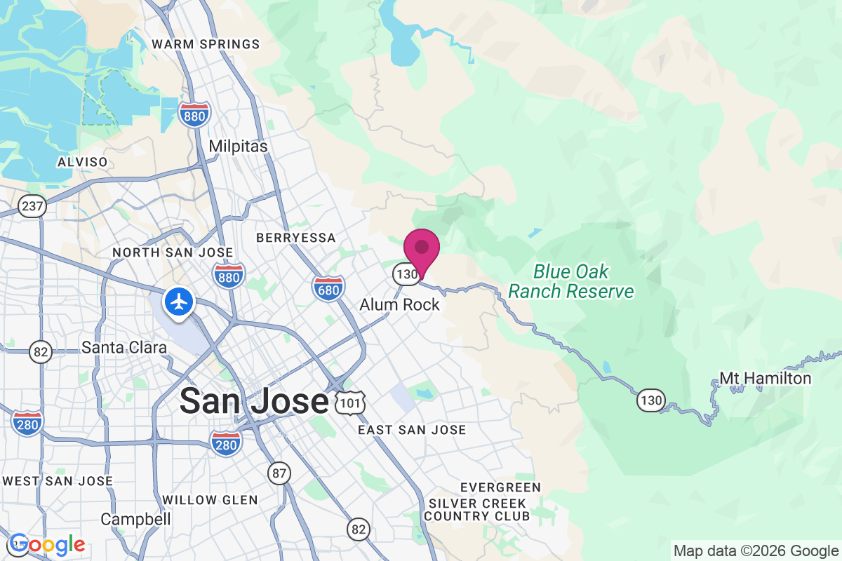 East Foothills map