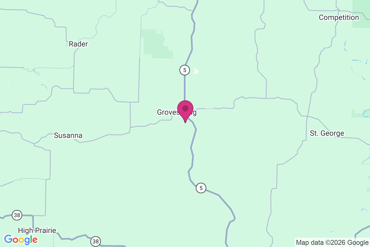 Grovespring map