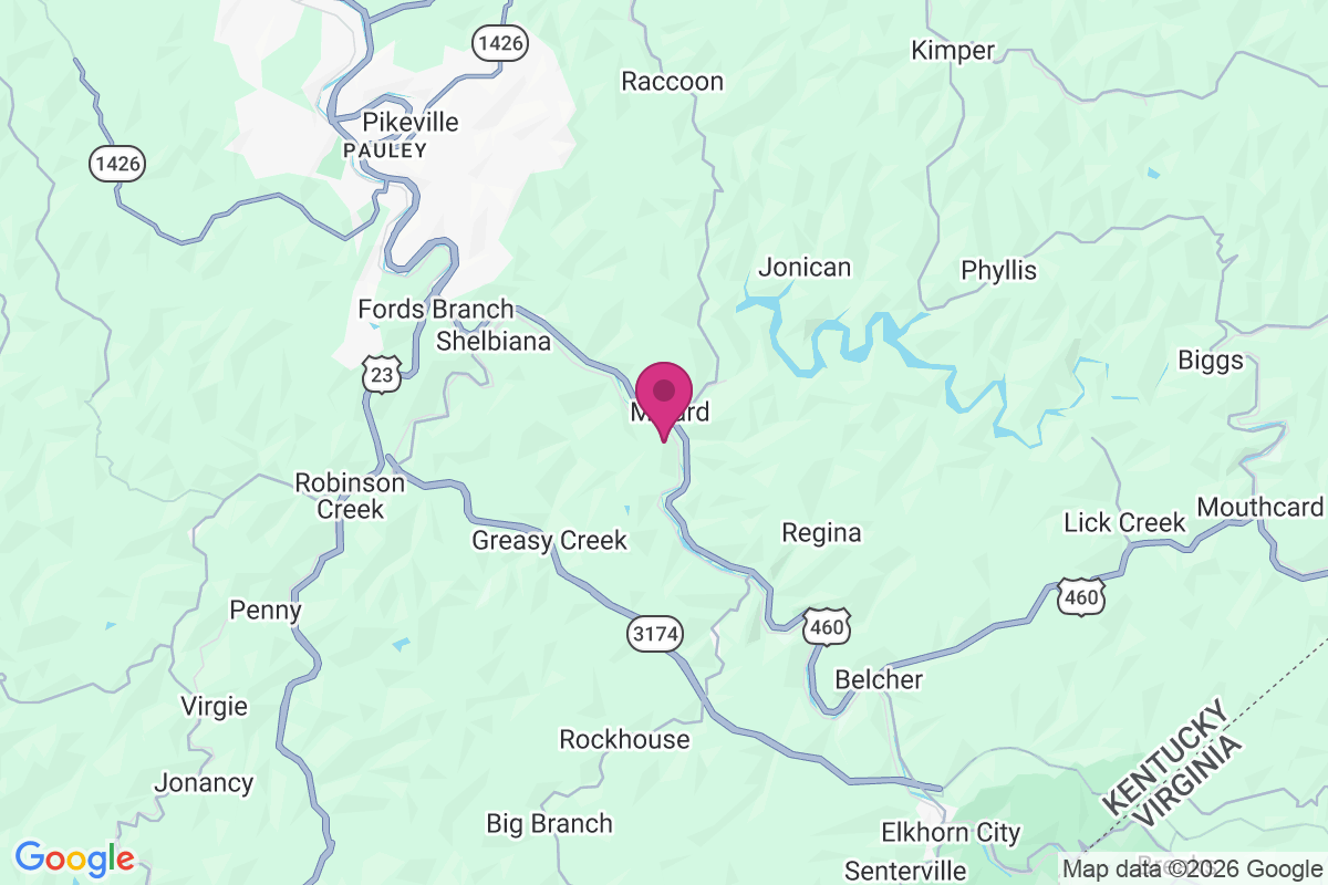 Levisa Junction map