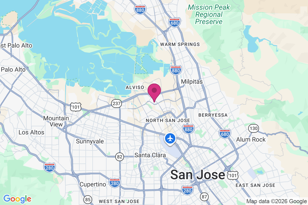 San Jose Mobile Home Park map