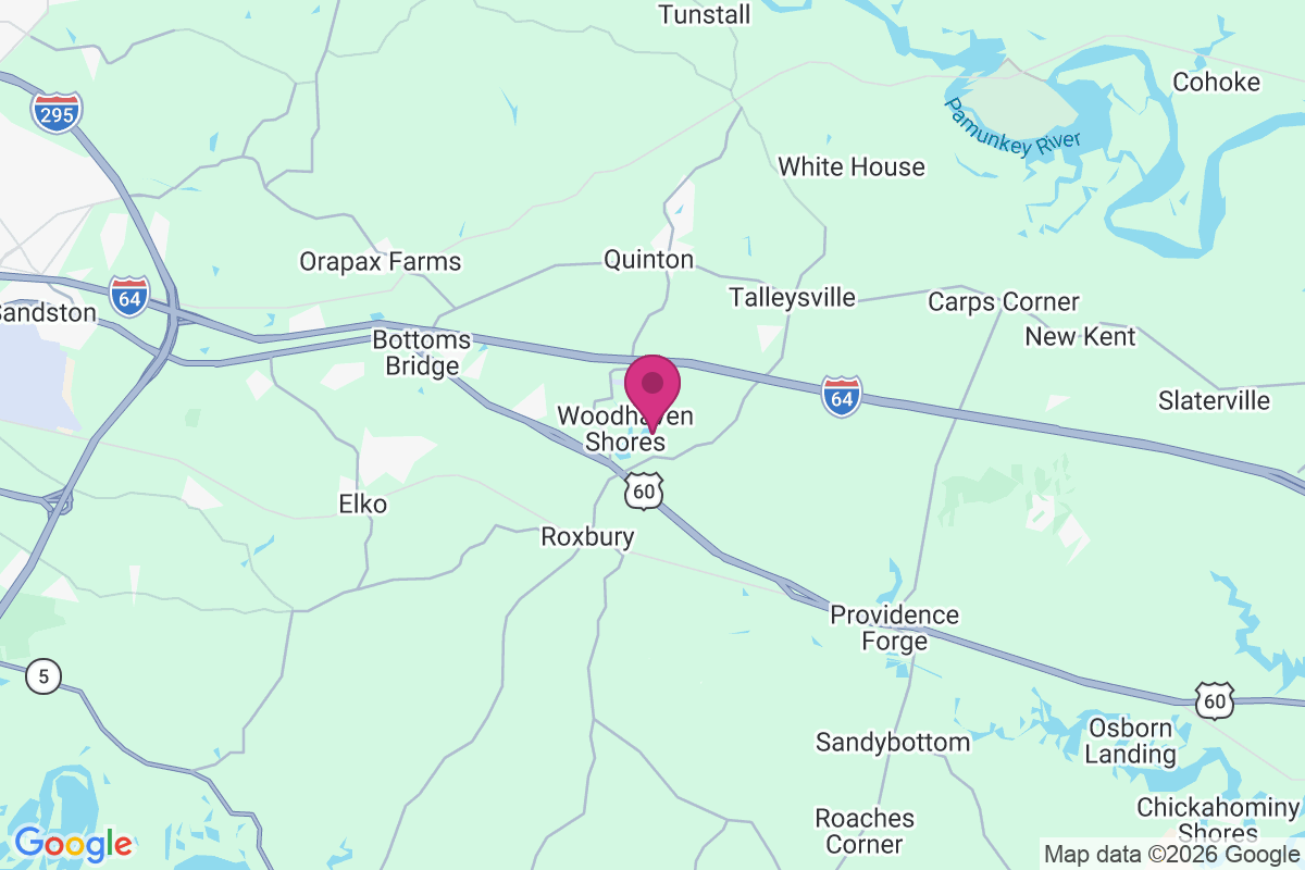 Woodhaven Shores map