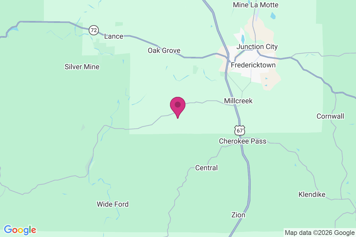 Creek Nation map