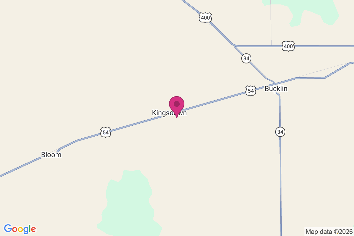Kingsdown map