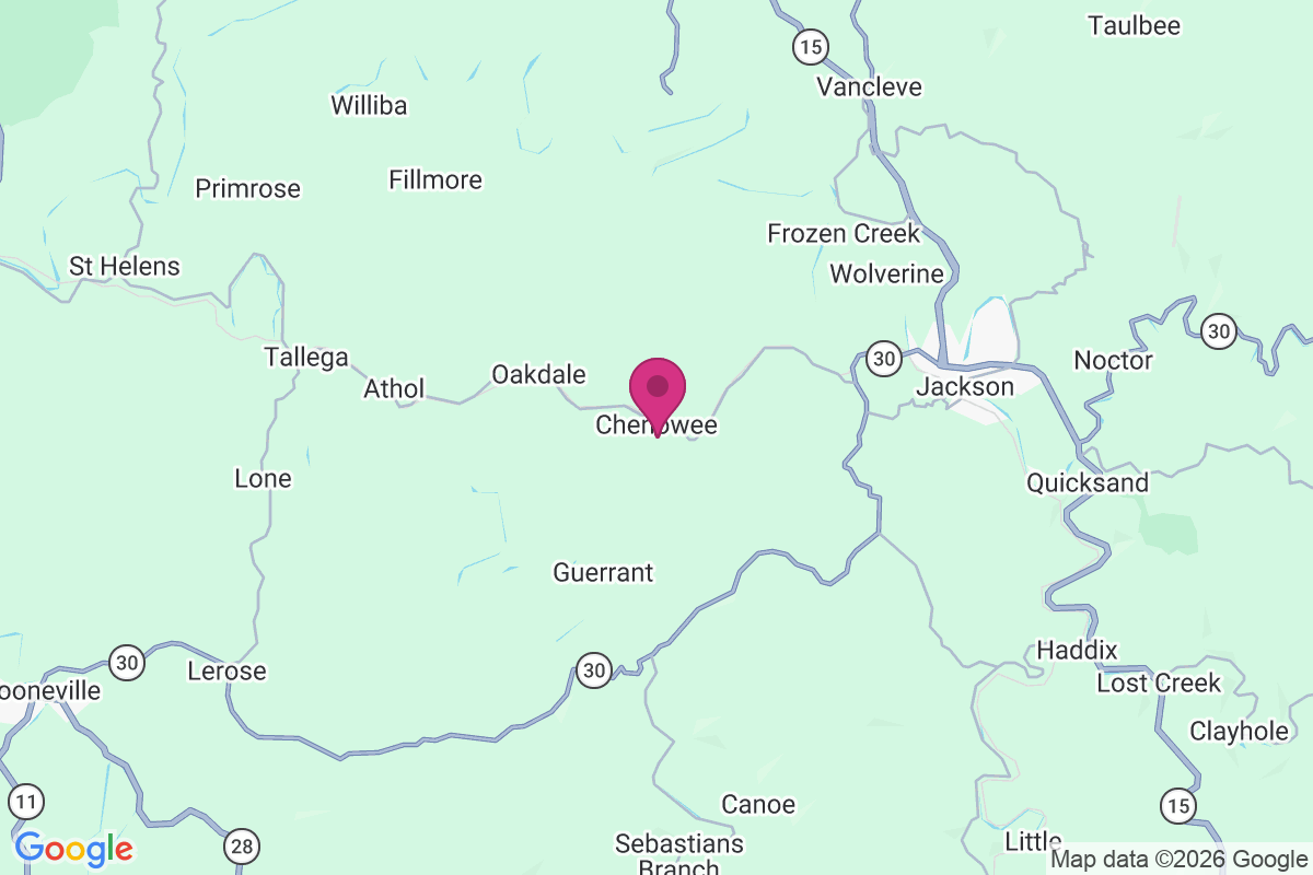 Chenowee map