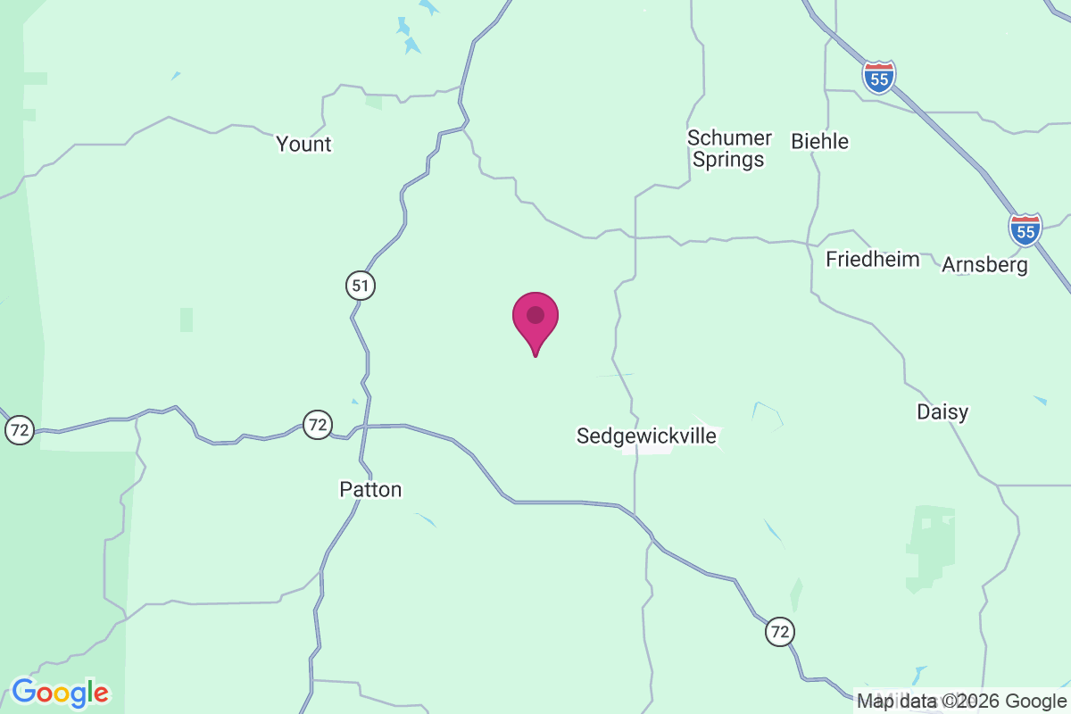 Bollinger Mill map