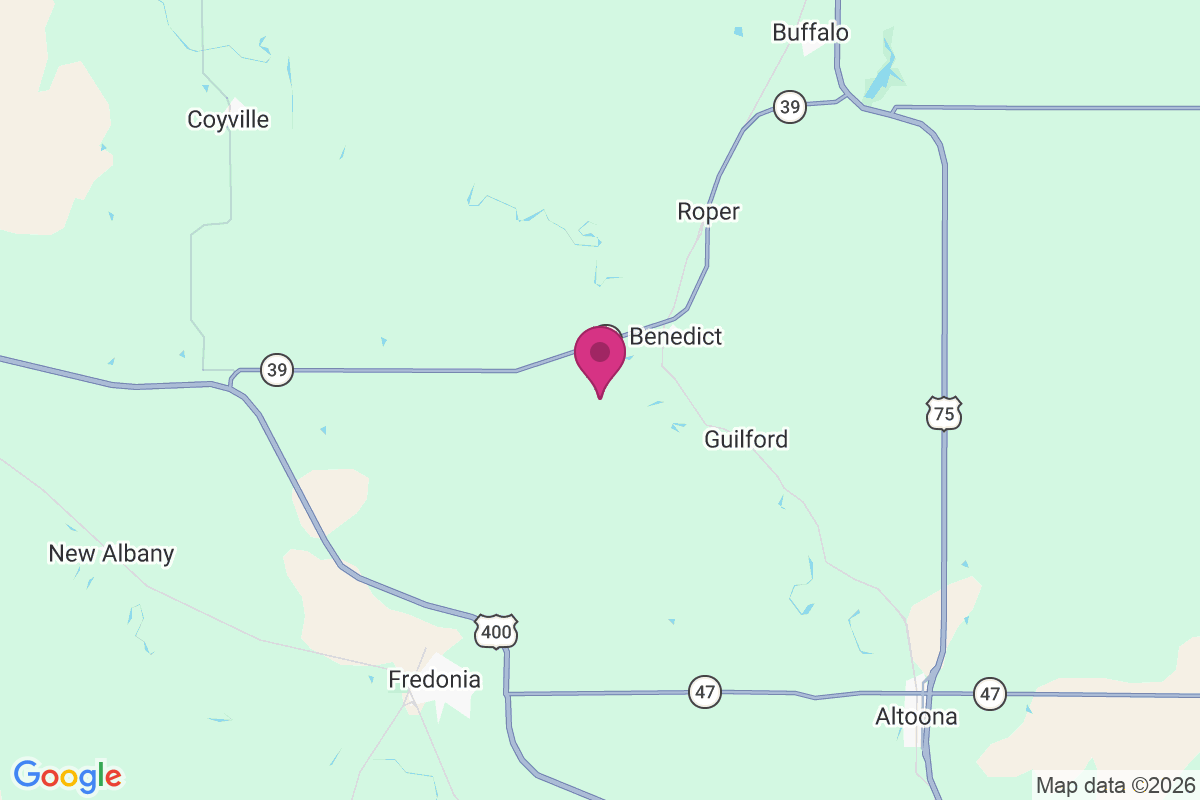 Benedict Junction map