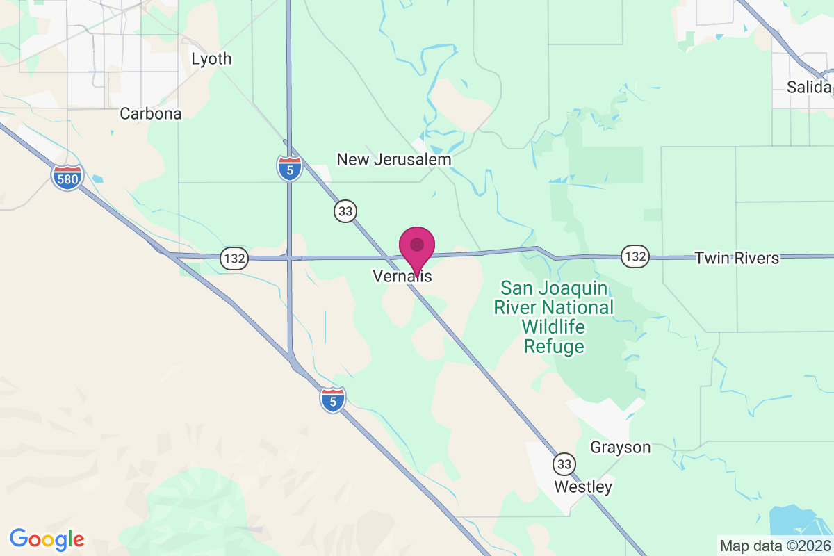 Vernalis map