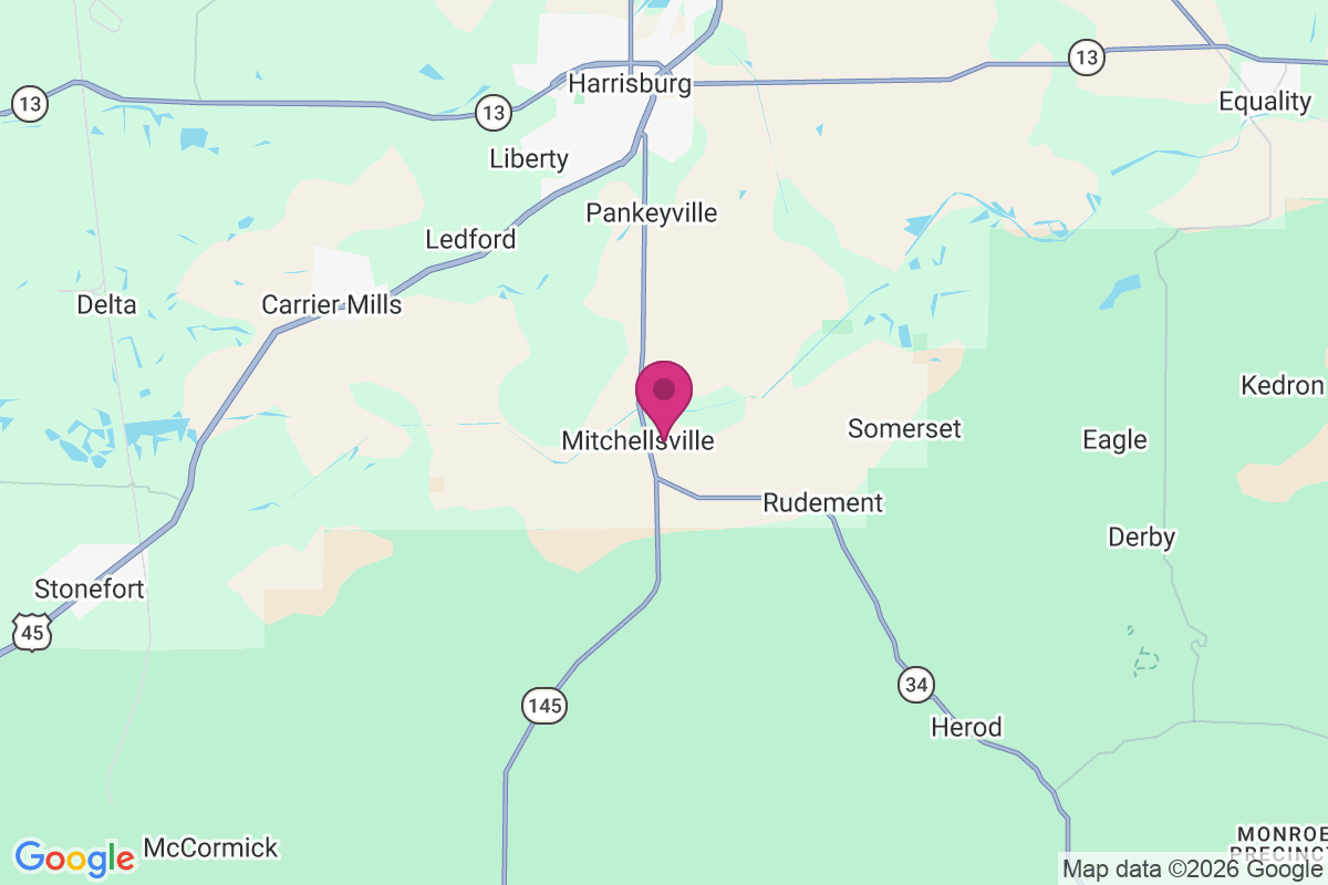 Mitchellsville map