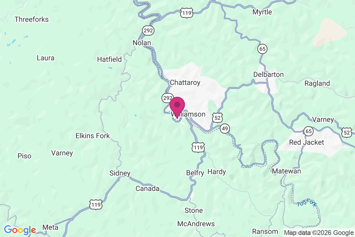 West Williamson map