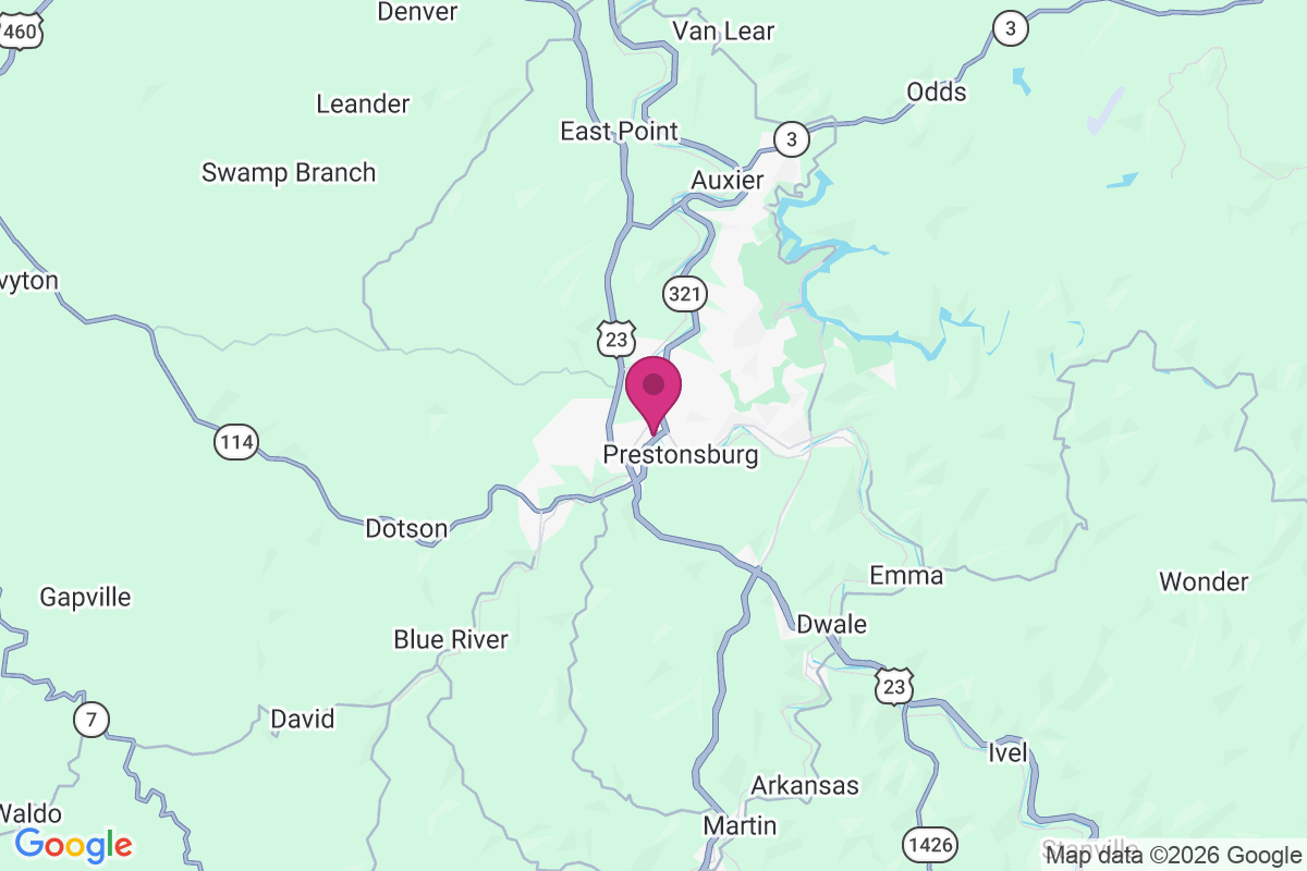 West Prestonsburg map