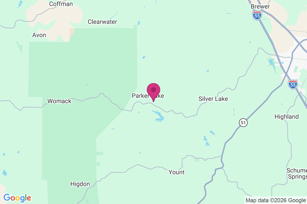 Parker Lake map
