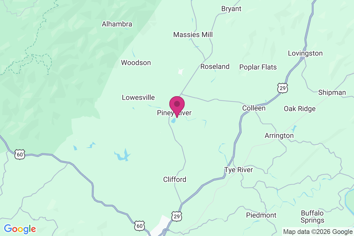 Piney River map