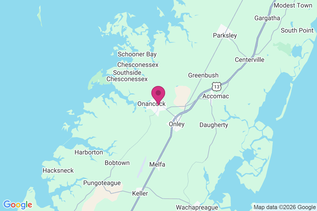 Onancock map