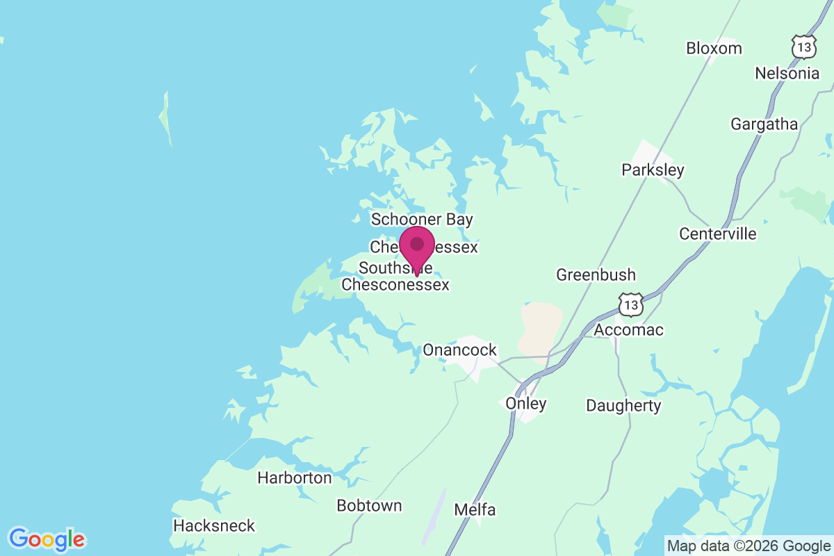 South Chesconessex map