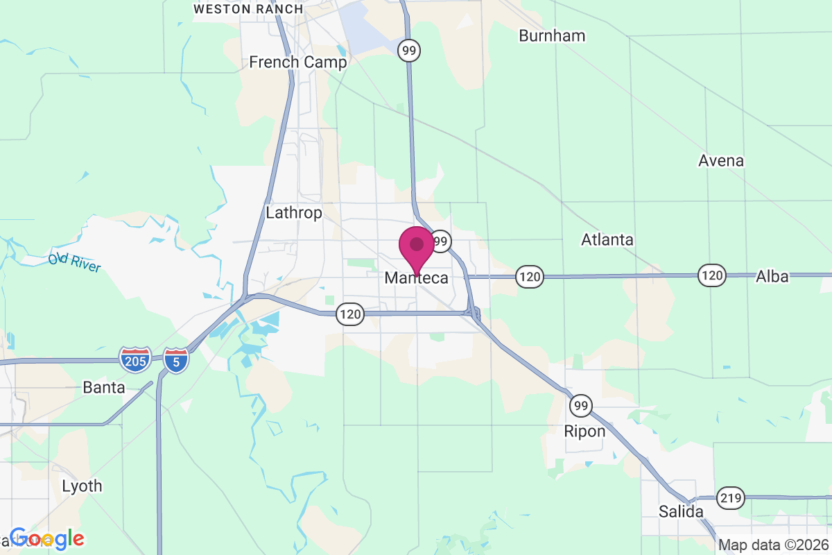 Manteca map