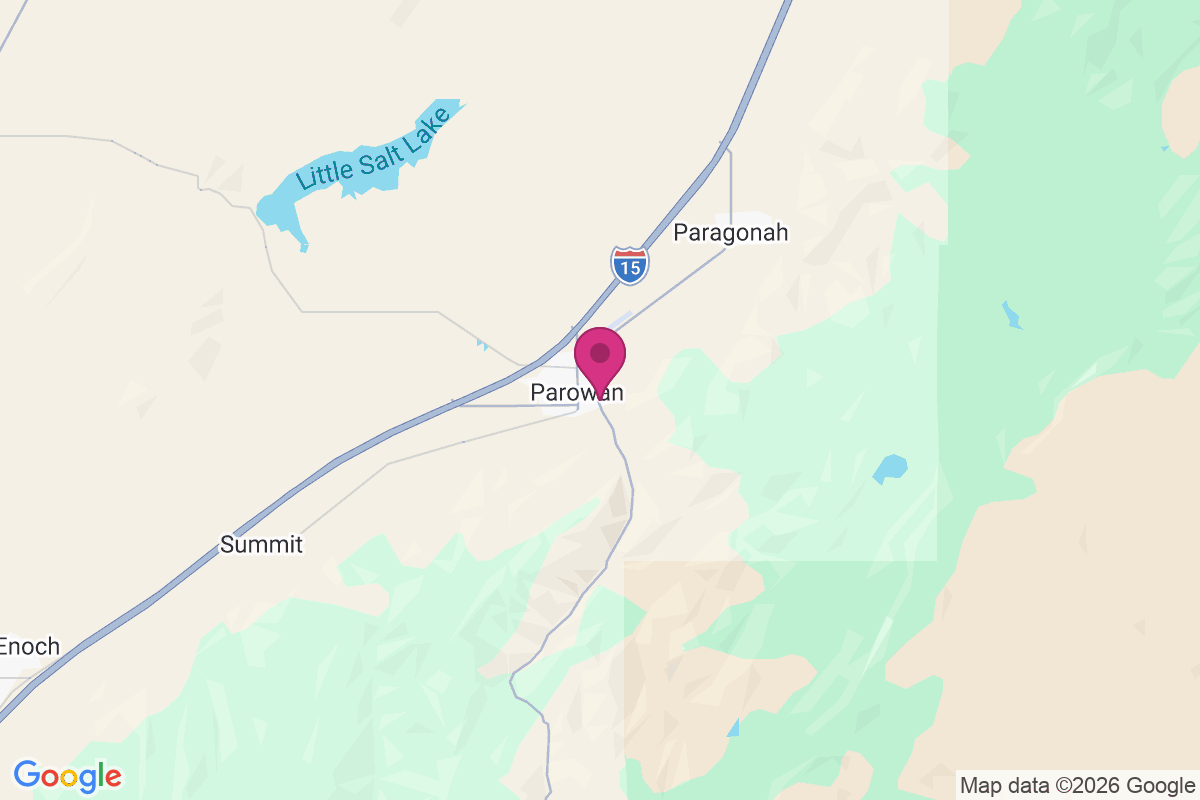 Parowan map