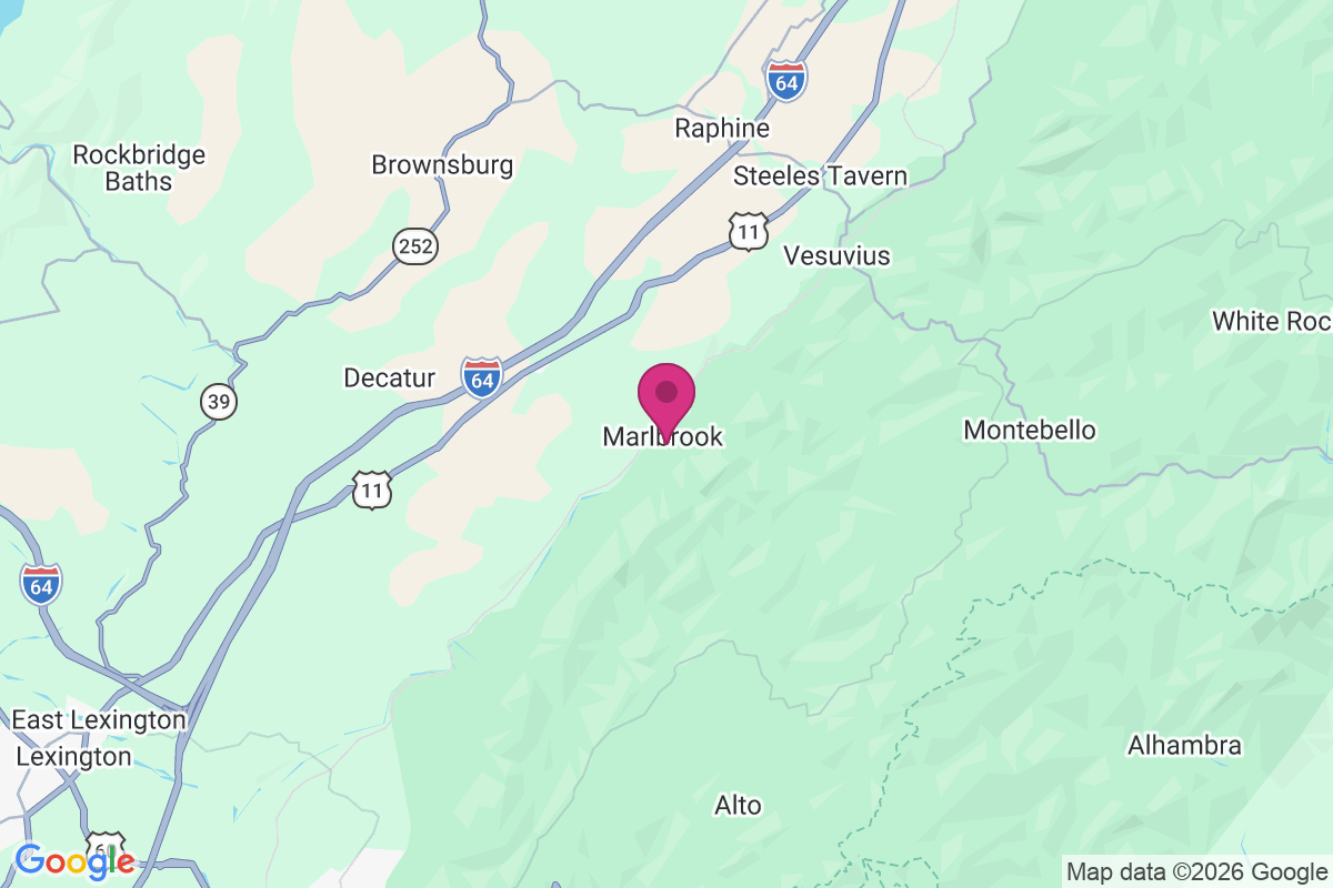 Marlbrook map