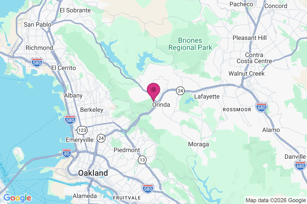 Orinda Village map