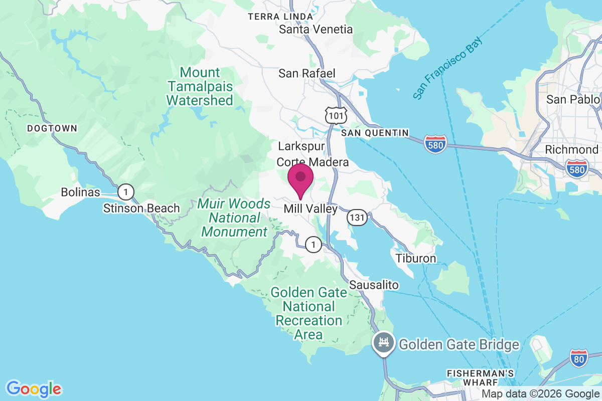 Belvedere Tiburon map